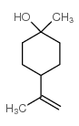 1-甲基-4-(1-甲基乙烯基)环己醇结构式
