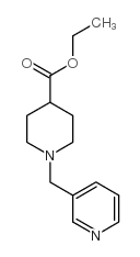 ETHYL 1-(3-PYRIDYLMETHYL)PIPERIDINE-4-CARBOXYLATE Structure