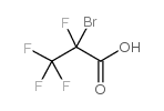 2-溴-2,3,3,3-四氟丙酸结构式