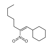 (E)-(2-Nitro-1-heptenyl)cyclohexane Structure