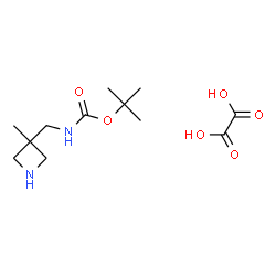 正丁基[[(3-甲基氮杂环丁烷-3-基)甲基]氨基甲酸半草酸酯结构式