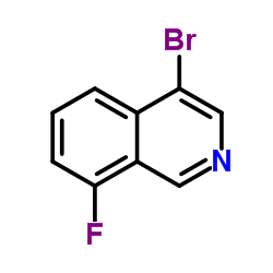 4-Bromo-8-fluoroisoquinoline Structure