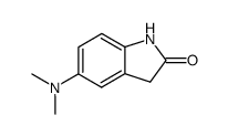 5-(dimethylamino)-1,3-dihydroindol-2-one结构式