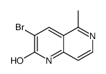 3-bromo-5-methyl-1H-1,6-naphthyridin-2-one结构式