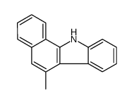 6-methyl-11H-benzo[a]carbazole结构式