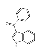3-苯甲酰基吲哚结构式