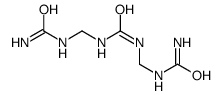 1,3-bis[(carbamoylamino)methyl]urea结构式