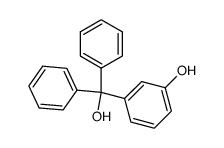 α,α-diphenyl-m-hydroxybenzyl alcohol Structure