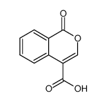 1-Oxo-1H-2-benzopyran-4-carbonsaeure结构式