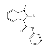 N-phenyl (1-methyl-2-thioxo-3-indolinyl)carboxamide Structure
