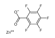 zinc pentafluorobenzoate Structure
