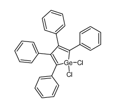 1,1-dichloro-2,3,4,5-tetraphenyl-1-germacyclopenta-2,4-diene结构式