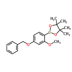 4-Benzyloxy-2-methoxyphenylboronic acid pinacol ester Structure