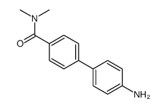 4-(4-氨基苯基)-N,N-二甲基苯甲酰胺结构式