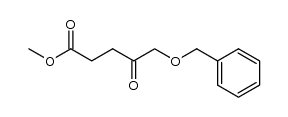 5-benzyloxy-4-oxo-pentanoic acid methyl ester Structure