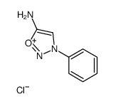 3-phenyloxadiazol-3-ium-5-amine,chloride Structure