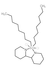 dichloro-dioctyl-stannane; 2-(3,4,5,6-tetrahydro-2H-pyridin-2-yl)-6H-pyridine结构式