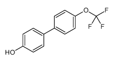 4-(4-Trifluoromethoxyphenyl)phenol结构式