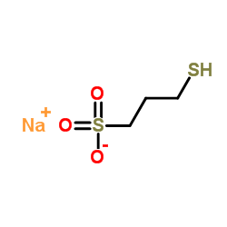 3-巯基-1-丙磺酸钠结构式