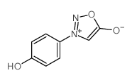 3-(4-hydroxyphenyl)-1-oxa-2-aza-3-azoniacyclopent-3-en-5-one Structure