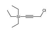 3-chloroprop-1-ynyl(triethyl)silane Structure