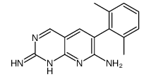 6-(2,6-Dimethylphenyl)pyrido[2,3-d]pyrimidine-2,7-diamine Structure