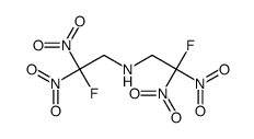 2-Fluoro-N-(2-fluoro-2,2-dinitroethyl)-2,2-dinitroethanamine结构式