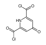 4-oxo-1H-pyridine-2,6-dicarbonyl chloride Structure