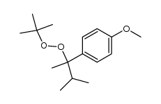 1-(2-(tert-butylperoxy)-3-methylbutan-2-yl)-4-methoxybenzene结构式