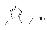2-Propen-1-amine,3-(1-methyl-1H-imidazol-5-yl)-,(Z)-(9CI)结构式