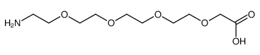 Amino-PEG4-CH2COOH结构式