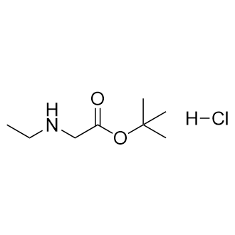 tert-Butyl ethylglycinate hydrochloride Structure