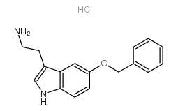 5-苄氧基色胺结构式