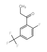 2′-氟-5′-(三氟甲基)苯乙酮结构式