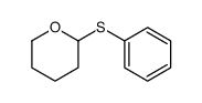 tetrahydro-2-(phenylthio)-2H-pyran结构式