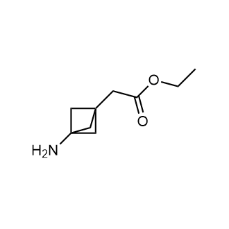 2-(3-氨基双环[1.1.1]戊-1-基)乙酸乙酯结构式
