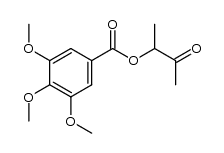 3-oxobutan-2-yl 3,4,5-trimethoxybenzoate Structure