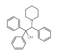 (R)-2-哌啶基-1,1,2-三苯基乙醇结构式