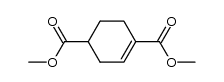 1-Cyclohexene-1,4-dicarboxylic acid dimethyl ester Structure