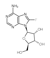 Adenosine, 8-fluoro- Structure
