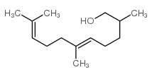 2,6,10-Trimethyl-5,9-undecadien-1-ol Structure