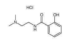 N-(2-Dimethylamino-ethyl)-2-hydroxy-benzamide; hydrochloride Structure