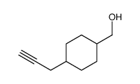 trans-4-(2-Propynyl)-cyclohexanemethanol Structure