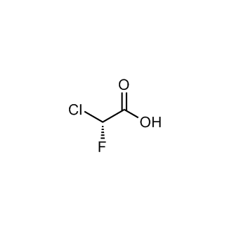 (R)-2-氯-2-氟乙酸结构式