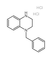 1-苄基-1,2,3,4-四氢喹噁啉双盐酸盐结构式