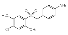 4-[[(4-氯-2,5-二甲基苯基)磺酰基]甲基]苯胺结构式