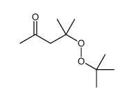 4-[(1,1-dimethylethyl)dioxy]-4-methylpentan-2-one结构式