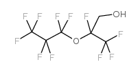 2-Perfluoropropoxy-2,3,3,3-tetrafluoropropanol Structure
