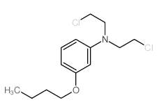 Benzenamine,3-butoxy-N,N-bis(2-chloroethyl)- Structure