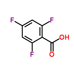 2,4,6-三氟苯甲酸结构式